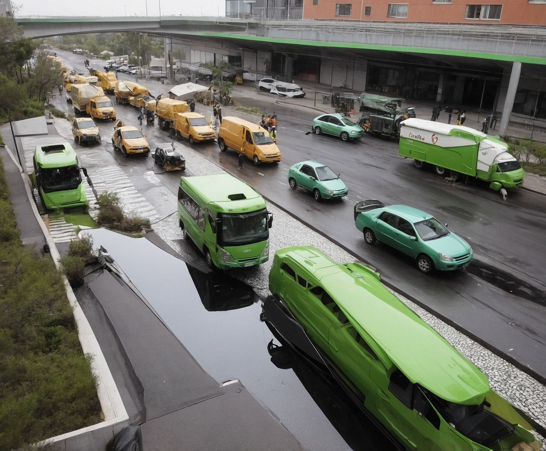 Lavado ecológico de vehículos comerciales